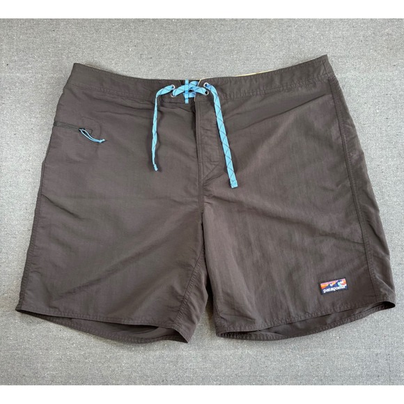 Patagonia Other - Patagonia NWOT Board Shorts Mens 40 Gray Recycled Nylon Swim Trunks